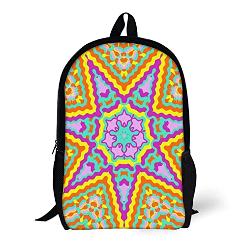 Sac à dos imprimé 3D avec multi-poches pour adolescents actifs - 5