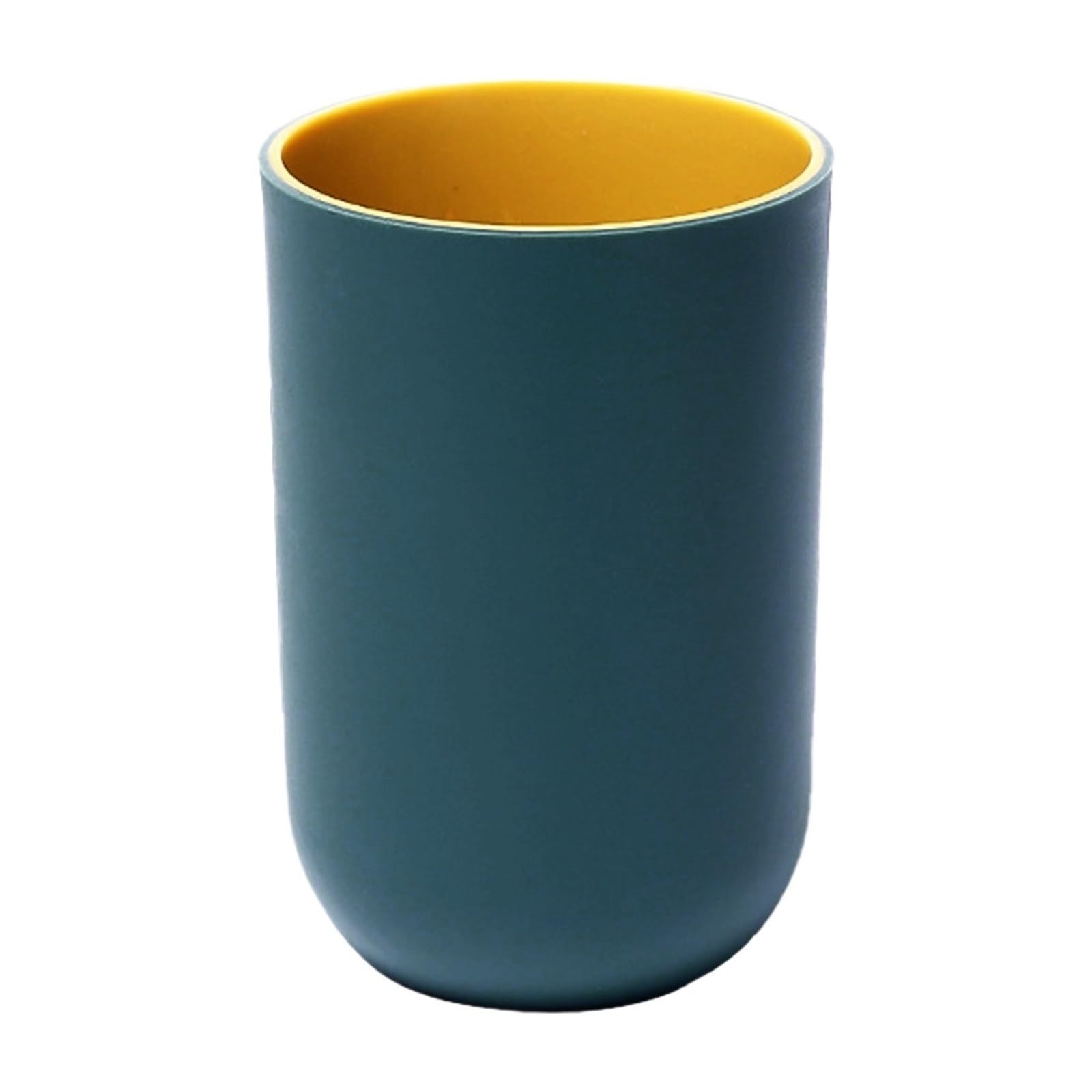 4Pcs Reusable Drinking Cup Plastic Toothbrush Cups Bathroom Paper Towels Holder For Travel And Camping(Dark Blue)