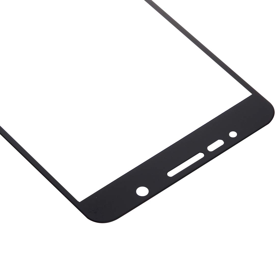 Pellicola proteggi schermo in vetro temperato per Galaxy Note 5/N920, 0,26 mm, durezza 9H, anti-esplosione, colore: Nero