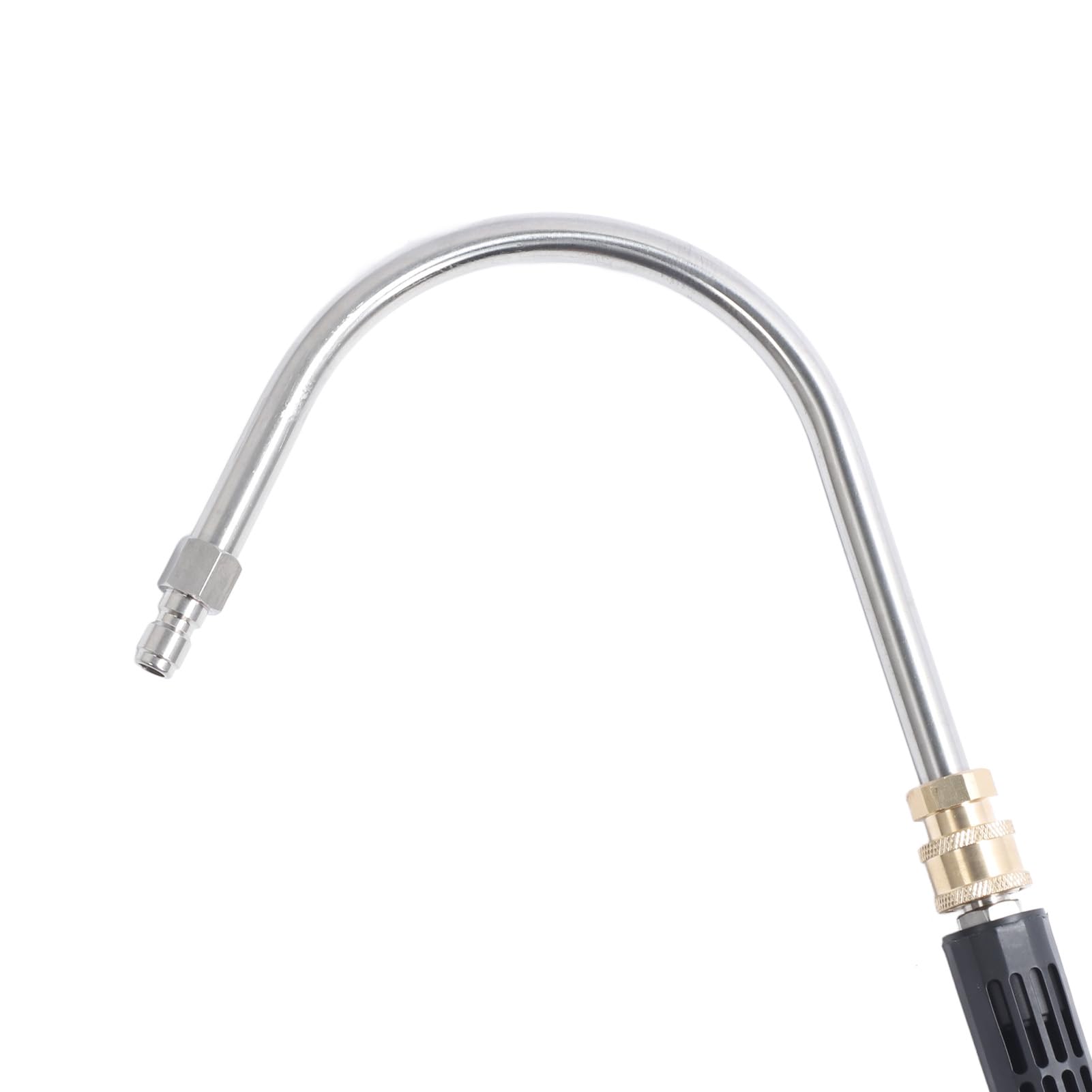 Varita de Extensión para Lavadora a Presión, Juego de Lanza de Acero Inoxidable con Longitud Ajustable, Diseño Ergonómico, para Uso Industrial