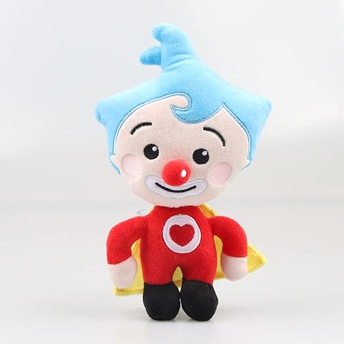 Plim Plim - Juguete de peluche de payaso de animación de dibujos animados para niños y niñas