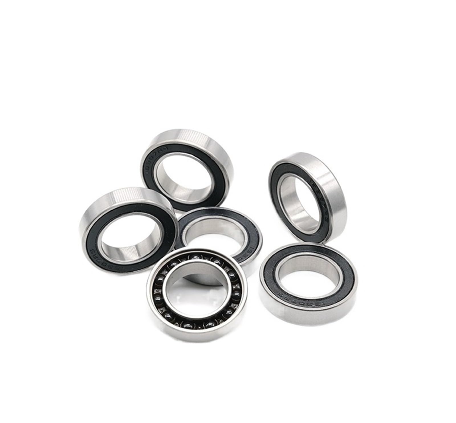 VSPPJYFG Bimetal Seal Shield Micro deep Groove Bearing 1pcs 18307-2RS 18x30x7mm Hybrid Ceramic Ball Bearings