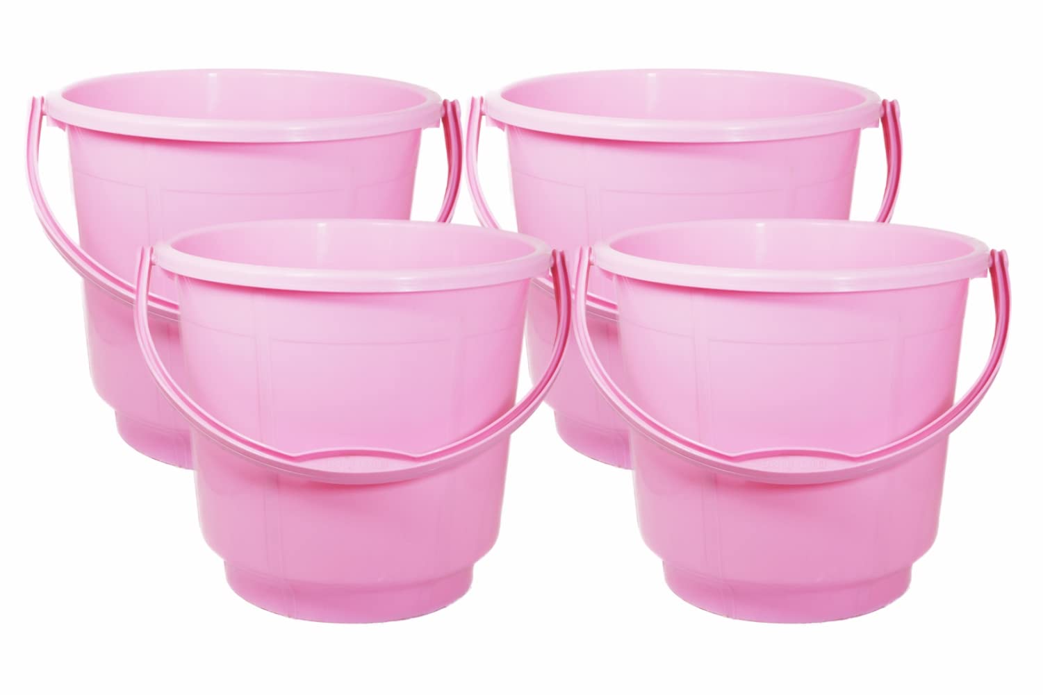 Wonder Homeware 5 Liter Plain LT Heavy Quality Plastic Bucket,for use in Bathroom, Kitchen, Laundry, Garage,Pack of 4 Pc, 5 Liter, Blue Color (Pink) (B0BRB1XNGD) Amazon Price History, Amazon Price Tracker