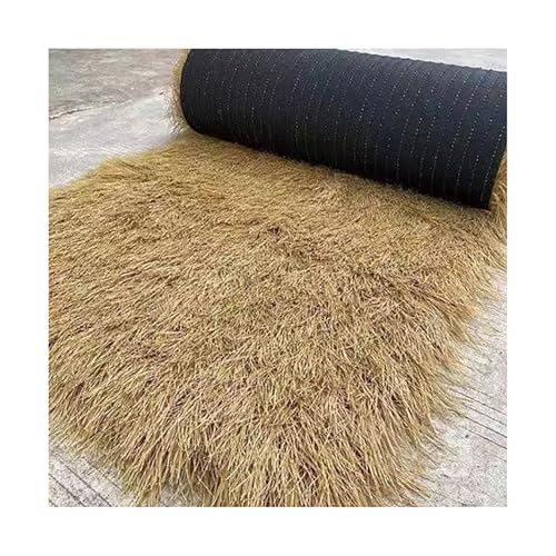 SARKEY Techo De Paja Artificial, Rollo Paja De Palma De Simulado Estilo Mexicano, Estera Hierba SintéTica Plástico PE, Decoración De Valla De Jardín Y Decoración De Bar(1x20m(3.28x65.61ft))