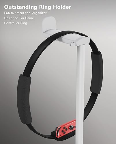 Miniatura 6 de MiiKARE Soporte de controlador de 6 niveles con soporte para auriculares, soporte ajustable para auriculares para controlador de juegos, soporte de