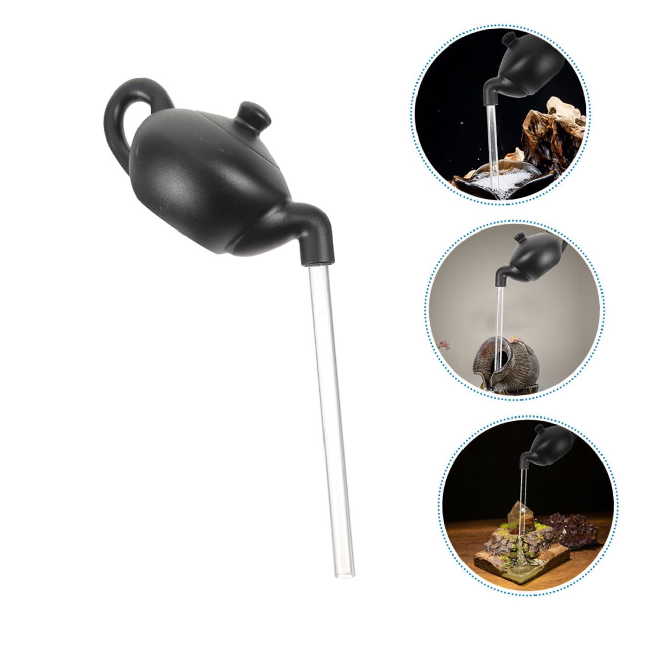 ABOOFAN 4 Juegos Tetera Colgante Jarra De Té Tetera De Agua De La Fuente a Fuente De Mesa Piezas De De Agua Corriente Partes De La Tubo De Sobremesa El Plastico
