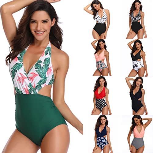 Maillot de bain bikini multicolore gainant contre les complexes sur la plage - 2