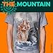The Mountain Krakitten Unisex T Shirt | Premium, Hand-Dyed | Funny Cat Graphic Tee