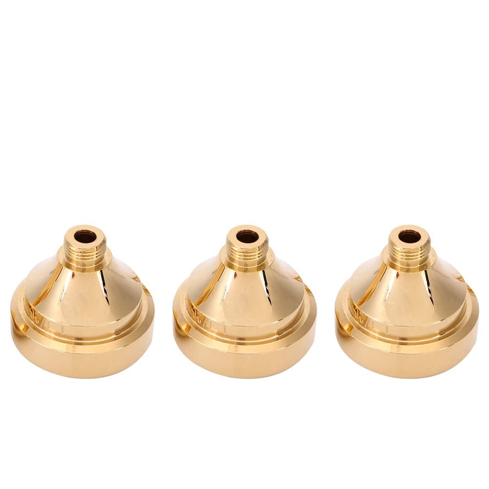 Embouchures Trompette Basse Kit Complet Laiton Plaqué Or Tige Plaquée Argent 4 Tailles 1 1/2C 3C 5C 7C
