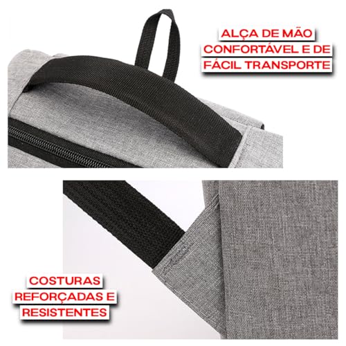 TOKSHOP Mochila Masculina Notebook 15.6 Dell Acer HP Lenovo Escolar Trabalho (Preto)