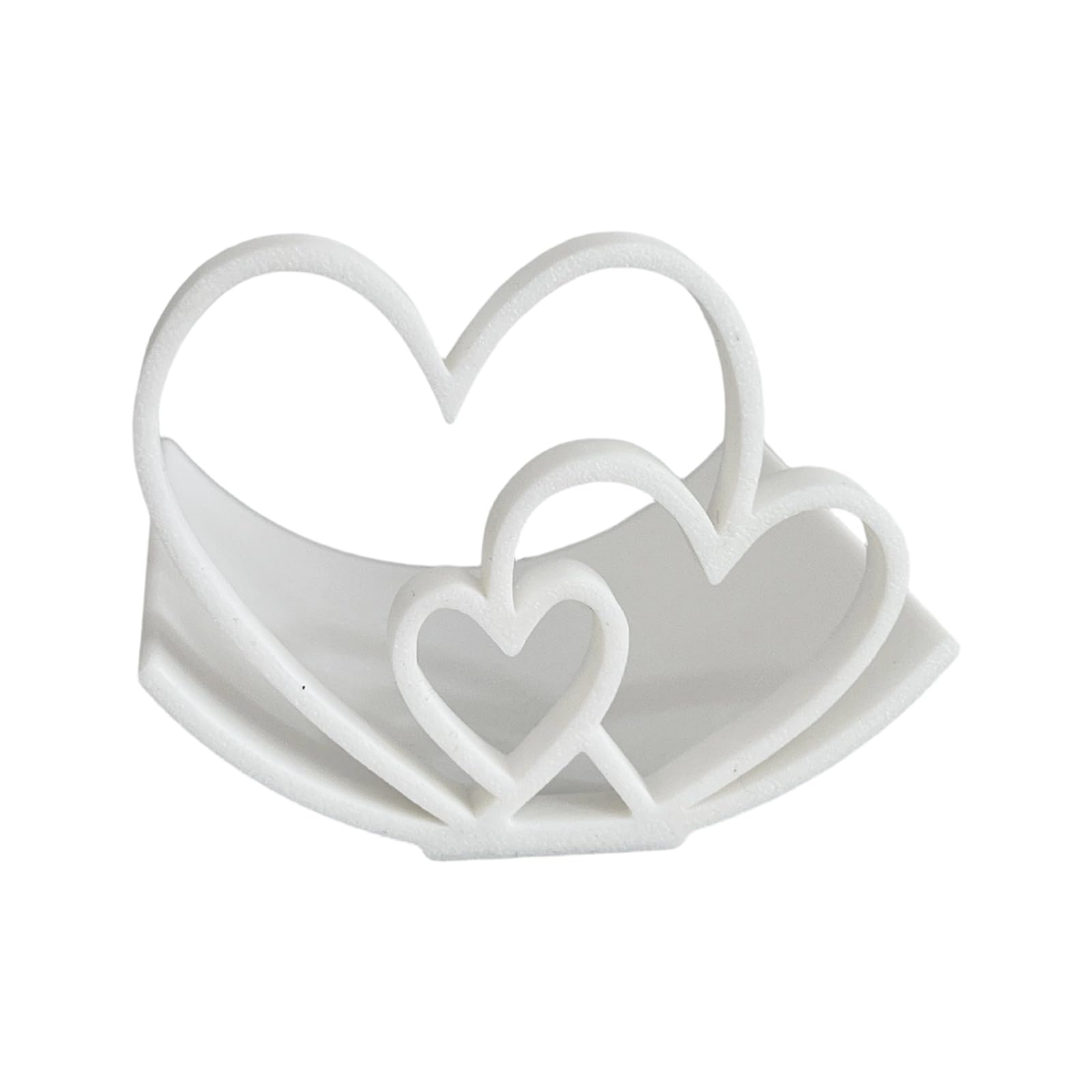 Shape Paper Roll Holder with Unique Cutout Design Toilet Tissue Stand for Bathroom Decoration and Romantics Gift Storage Holder