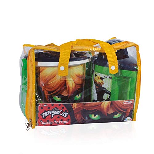 Sacola de Praia Cat Noir Rosita Verde/Preto