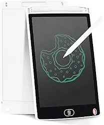 Zippy Toys, Tablet Mágico Infantil Digital 12" Educativo e Divertido, Branco