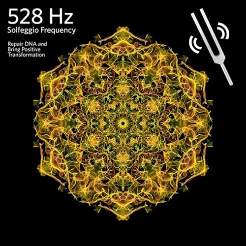Image of 528 hz Chakra Tuning Fork Healing DNA Repair Brain Body Sound Forks Solfeggio Frequencies 528hz Diapason Medical with Silicone Hammer Cleaning Cloth