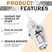 Ignition Switch Actuator Pin 924-704 for 1997-2007 Jeep Wrangler Liberty Grand Cherokee 1995-2005 Dodge Neon Chrysler PT Cruiser Sebring Plymouth Ignition Switch Replace 4690492AB, 4664099, 924704