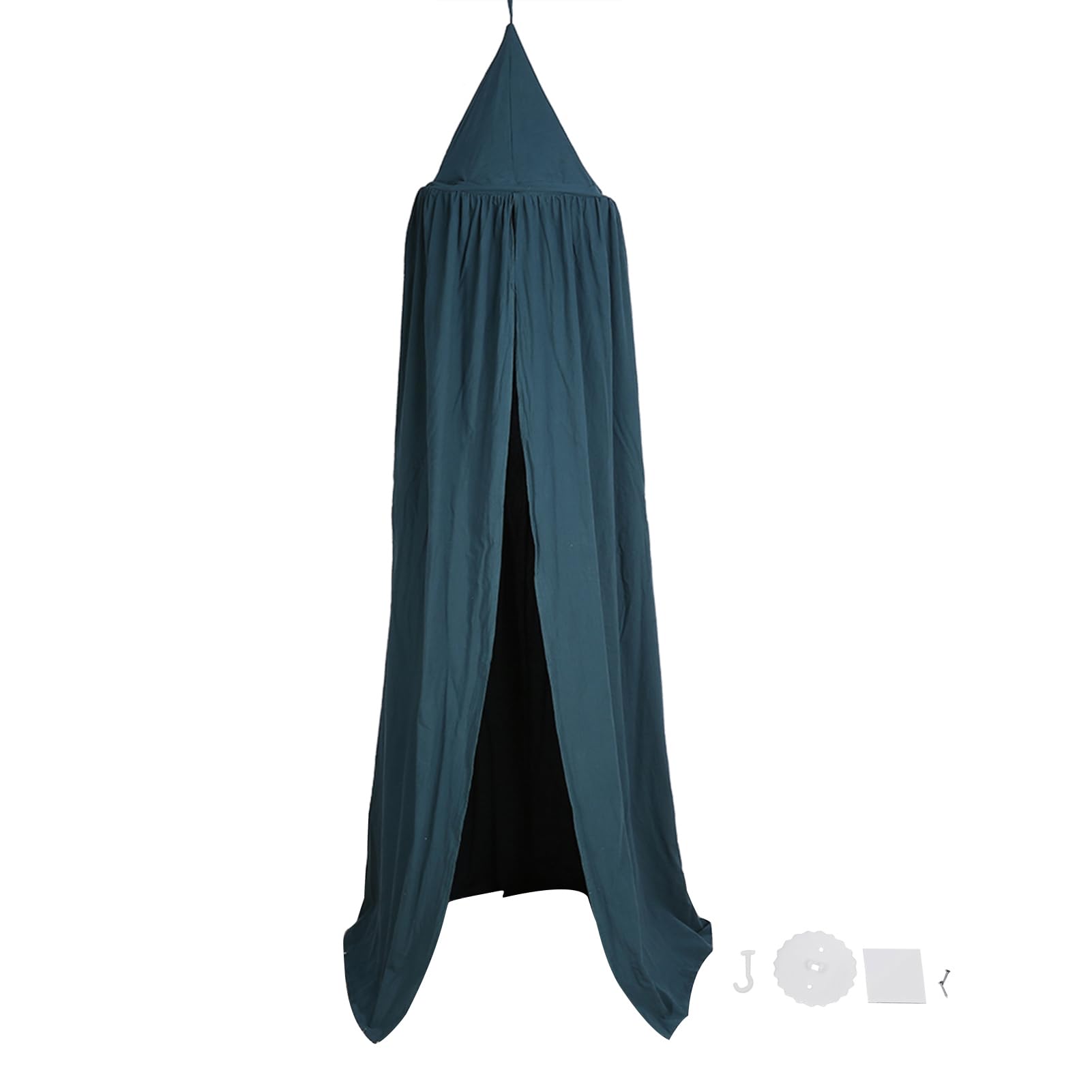 Acouto Tenda a Zanzariera con Baldacchino per Letto Sospeso a Cupola Rotonda per Bambini Che Leggono e Giocano Crea Sicurezza per e per il Morbido Realizzato in Materiale Confortevole, Accogliente