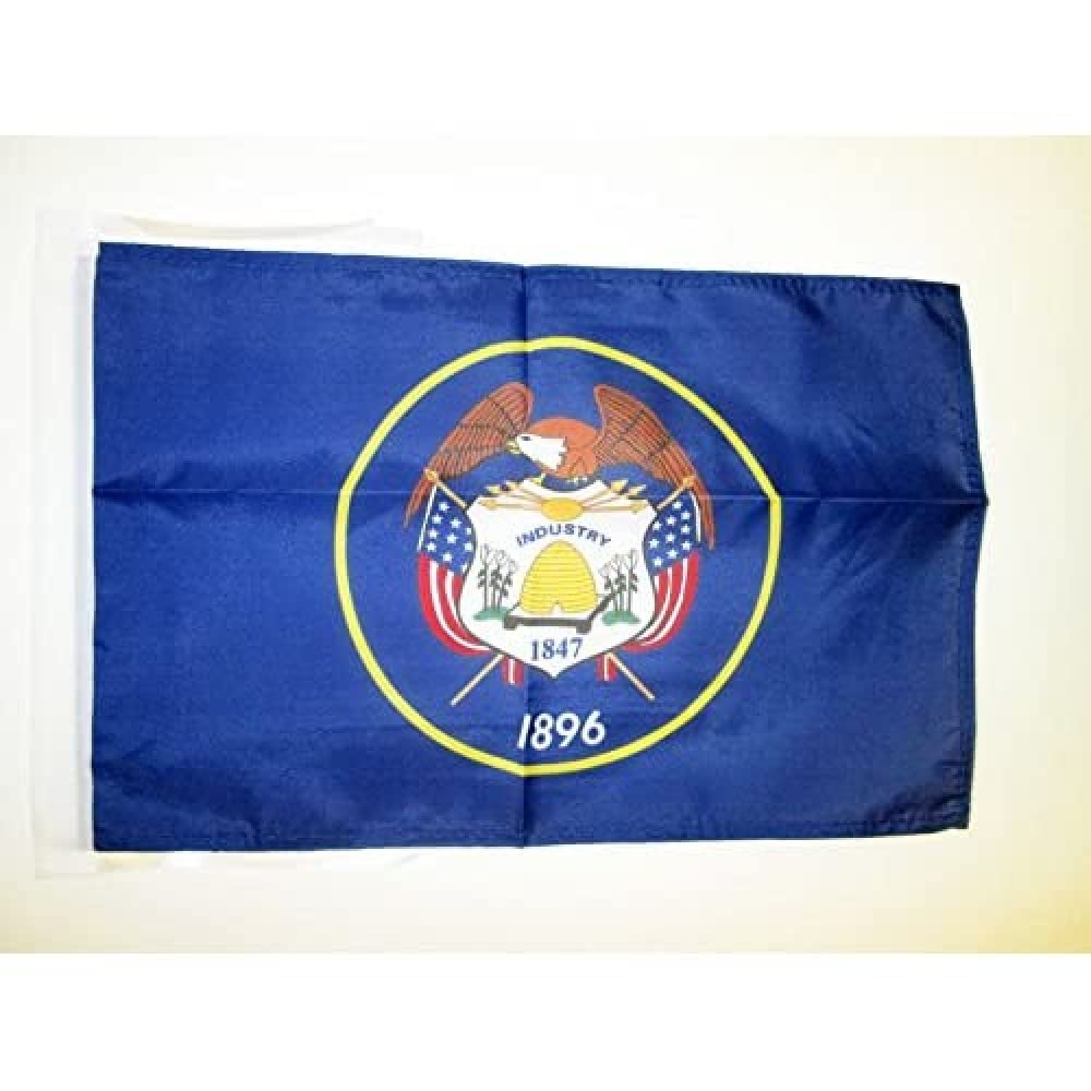 Bandiera Da Tavolo Utah 21x14cm - Piccola Bandierina Stato USA, AZ Flag - Foto 3