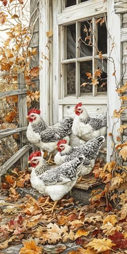 OtoñO Diamond Painting Adultos, 5D Diamond Painting Animal Manualidades Adultos DIY Ronda Pintura Diamante Pintura Cuadro Diamantes Cristal Art Set para Decoración Pared Hogar 60x120cm, Model655