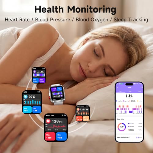 Image of Smart Watch for Men Women, Fitness Tracker Smartwatch 1.83 inch HD IP68 Gray