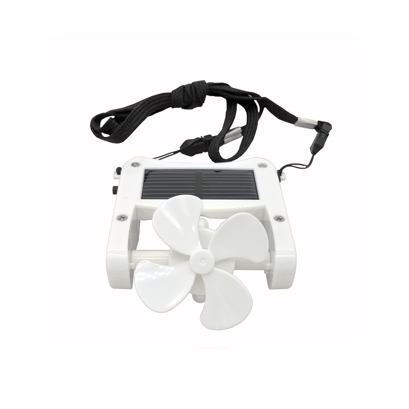 xinxinyu Portable Solar Fan, Hanging Neck Or Clip On Hat, Solar Power Hat Clip On Mini Fan Pocket Clips Solar Hat Sport Fan USB Hanging Cooler For Indoor Ourdoor Travel