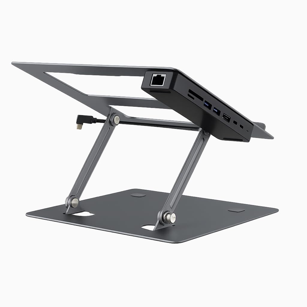 Docking station per laptop MacBook Pro/Air, Dell/HP/Surface/Lenovo/Chromebook, hub USB C con HDMI 4K a 30Hz, USB A&C 3.0, Ethernet, 100W PD, SD-TF,