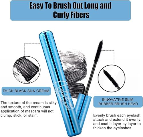 2pcs Prime-Lash Mascara for Mature Ladies,Prime-lash Mascara for Seniors with Thinning Lashes Waterproof Mascara Black Volume and Length,Hypoallergenic Mascara for Sensitive Eyes for Mature Women. - Image 5