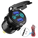 Carga rápida dual USB QC3.0 + Type-C / PD: cada USB de salida única de 18 W, puerto PD de salida única de 24 W, puertos duales USB / QC3.0 y Type-C / PD cargan su dispositivo a alta velocidad y admiten 3 cargas dispositivos electrónicos.USB QC3.0 + Type-C / PD: cada USB de salida única de 18 W, puerto PD de salida única de 24 W, puertos duales USB / QC3.0 y Type-C / PD cargan su dispositivo a alta velocidad y admiten 3 cargas dispositivos electrónicos.