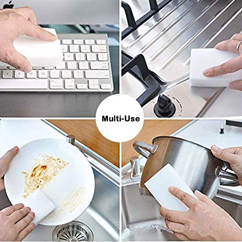 Image of Magic Sponge Eraser Melamine Cleaner, Household Cleaning Non-Scratch Sponge Universal Cleaner for Multi Surface - Extra Large 4X2.7X1.2 (10)