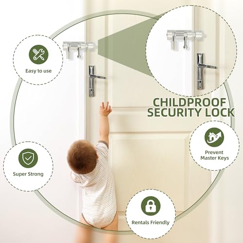 Image of Alise 4 Inch Slide Lock SUS304 Stainless Steel Gate Latch, Slide Bolt Latch,Thickened Heavy Door Latch Lock, Black Barrel Bolt Latch, Security Slide Latch Lock MCX7004-LS