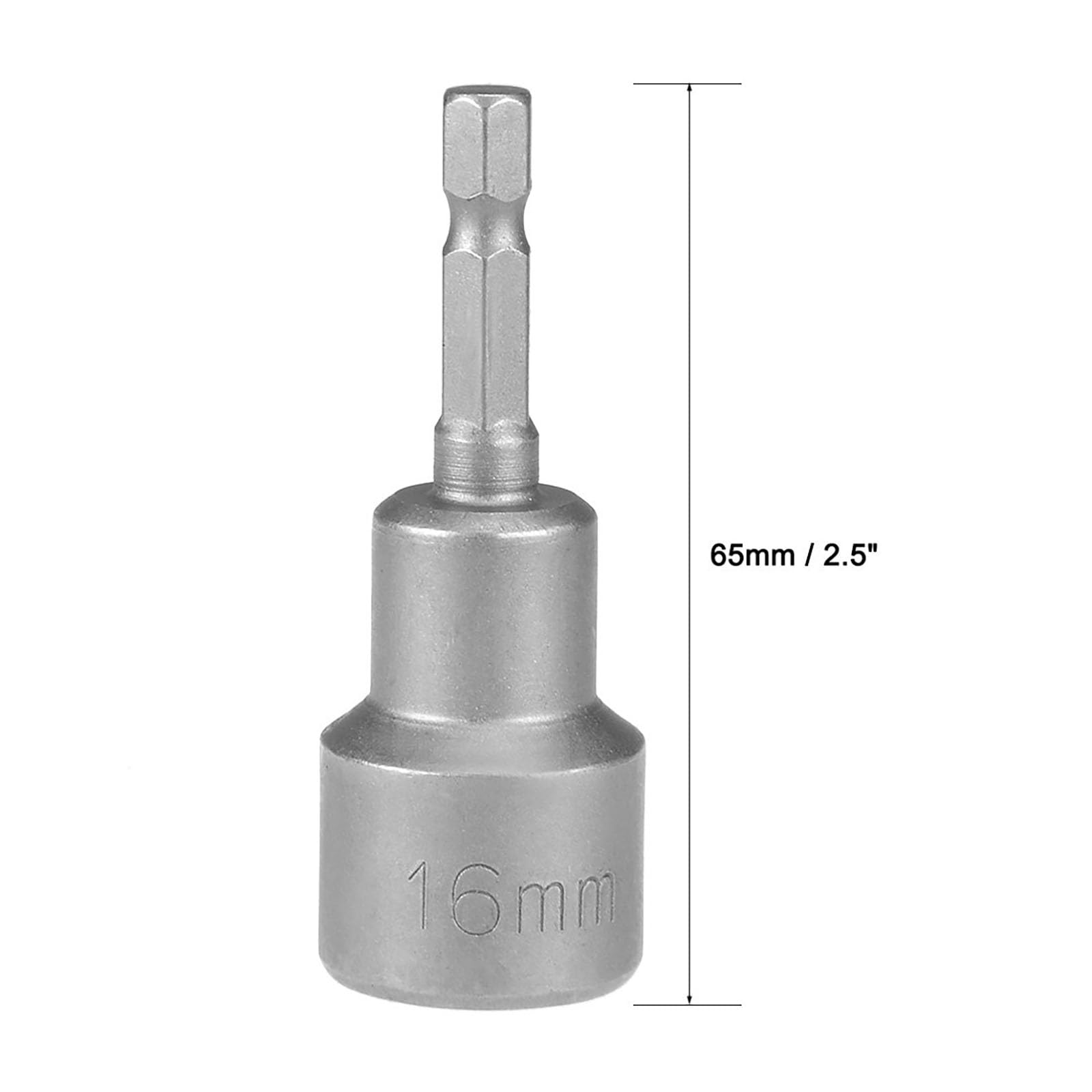 TOP-VIGOR 2Pcs 16mm Nut Setter Driver Drill Bit Set, 1/4 inch Hex Shank Quick Change - Image 2