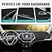 FIILINES Dash Cover for 2014-2023 Jeep Cherokee, Dashboard Mat Accessories Dash Cover Sunshade Nonslip Mesh Protector No Glare Black
