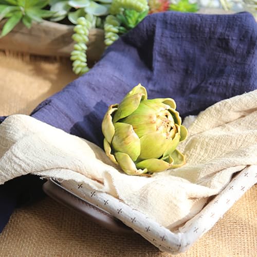 Alcachofas artificiales de plástico FOMIYES pack de 2 unidades para decoración 5