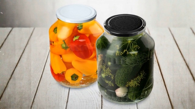 KADAX Schroefdeksel fi100 mm, reservedeksel met 6 inkepingen, metalen twist- off-deksel voor inmaakpotten, glazen deksel geschikt voor potten van 2530 ml, 4130 ml, 5000 ml (100 stuks, wit