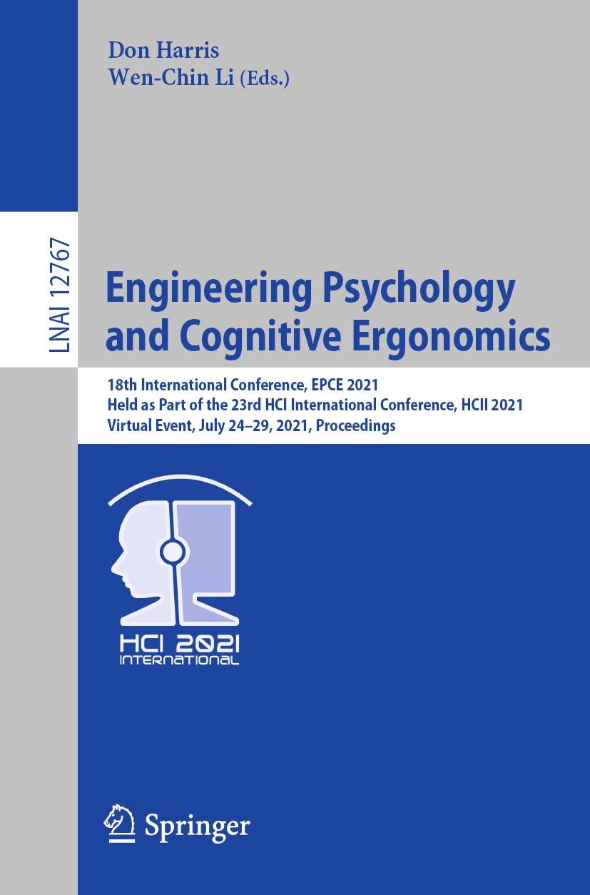 Engineering Psychology and Cognitive Ergonomics (Lecture Notes in Artificial Intelligence)