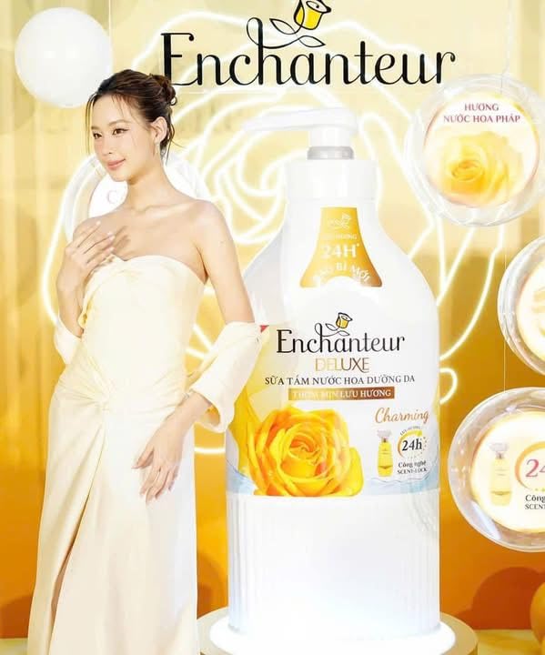 Enchanteur Deluxe Charming Body Wash with Rose Fragrance, 24H Scent-Lock Technology, Silk Protein-650gram - Image 4