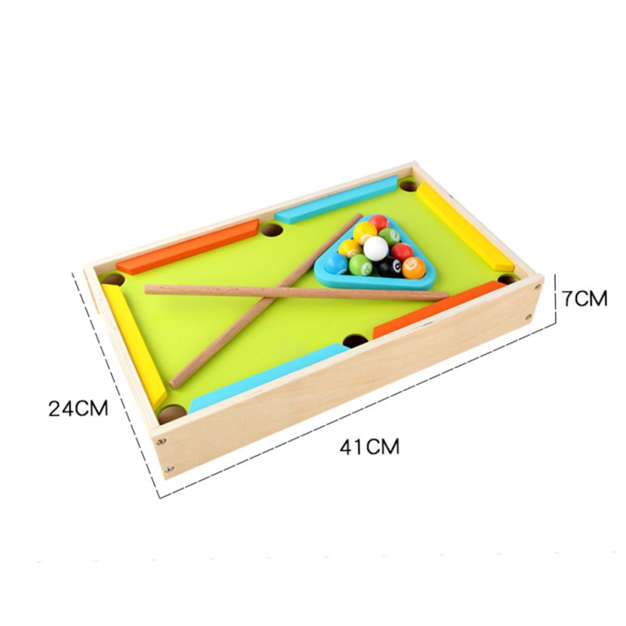 Mini Biliardo da Tavolo in Legno, Gioco Educativo per Ragazzo Ragazza | Festa Scuola Decor, Forniture Didattiche, Biliardo Mini per Apprendimento Precoce
