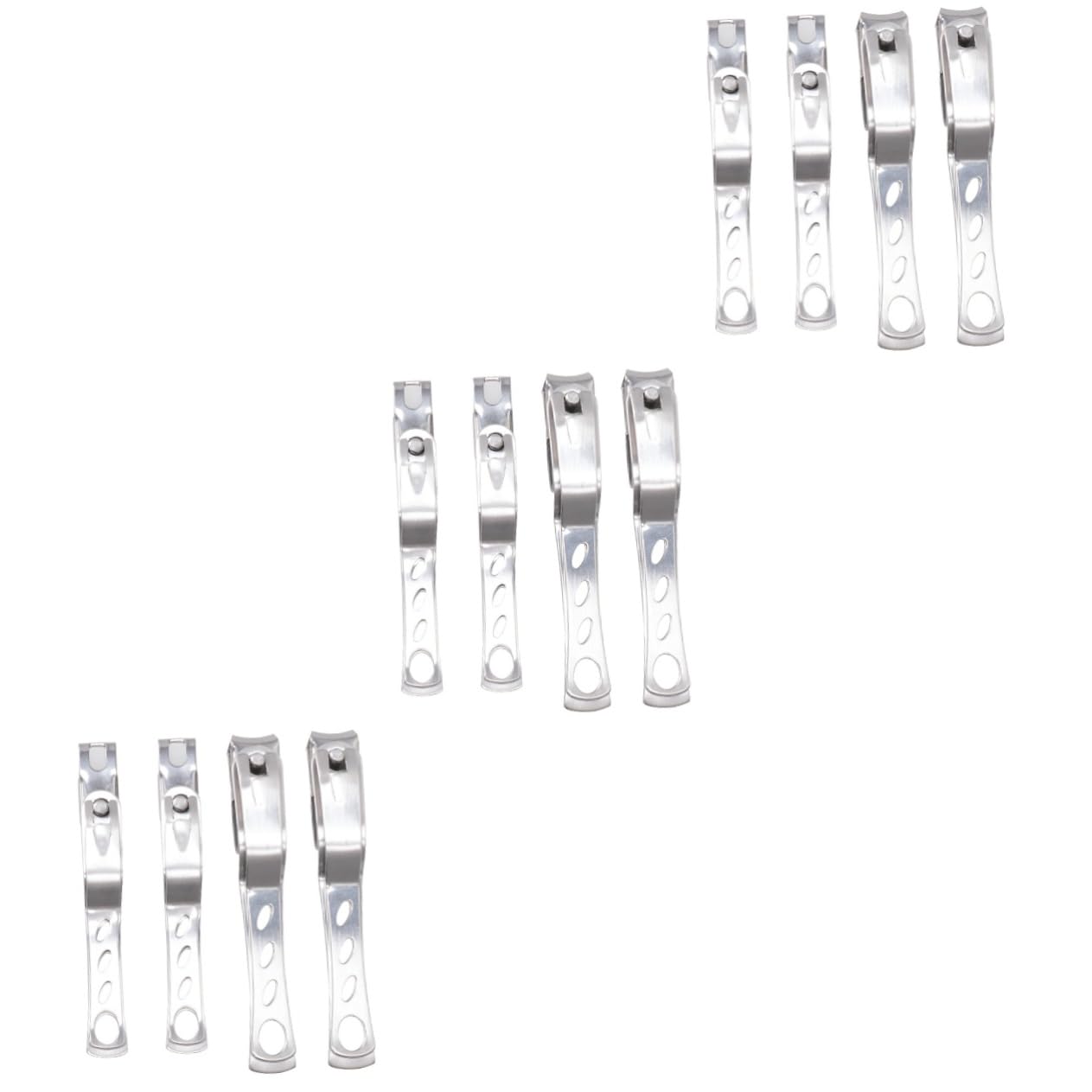 Beavorty 12pièces Set Ciseaux à Acier Inoxydable Pince à s Pour Manucure Et Pédicure Accessoires De Soins