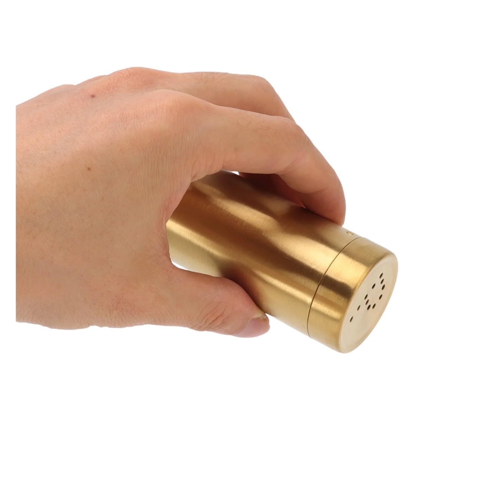 Pulverstreuer 2 Stück goldene Gewürzgläser aus Edelstahl mit offenem Deckel for Gewürze, Salz, Zucker, Pfeffer, Paprika