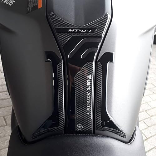 labelbike - 3D Aufkleber Motorrad Tankpad Schutz und Dekoration aus Harz kompatibel mit YAMAHA MT-07 2018-2020