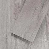 MULGREAT Peel and Stick Floor Tile, Self-Adhesive Vinyl Flooring Plank, Waterproof Deep Wood Grain P