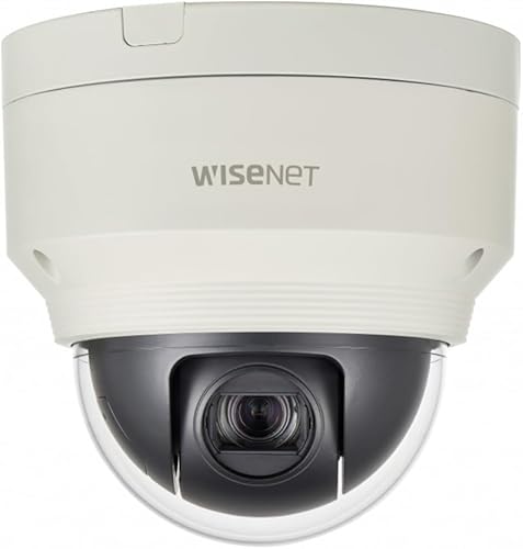 Samsung Hanwha Techwin WiseNet XNP-6120H Cámara de seguridad de 2 MP para exteriores PoE IP PTZ con visión nocturna para el hogar edificio comercial