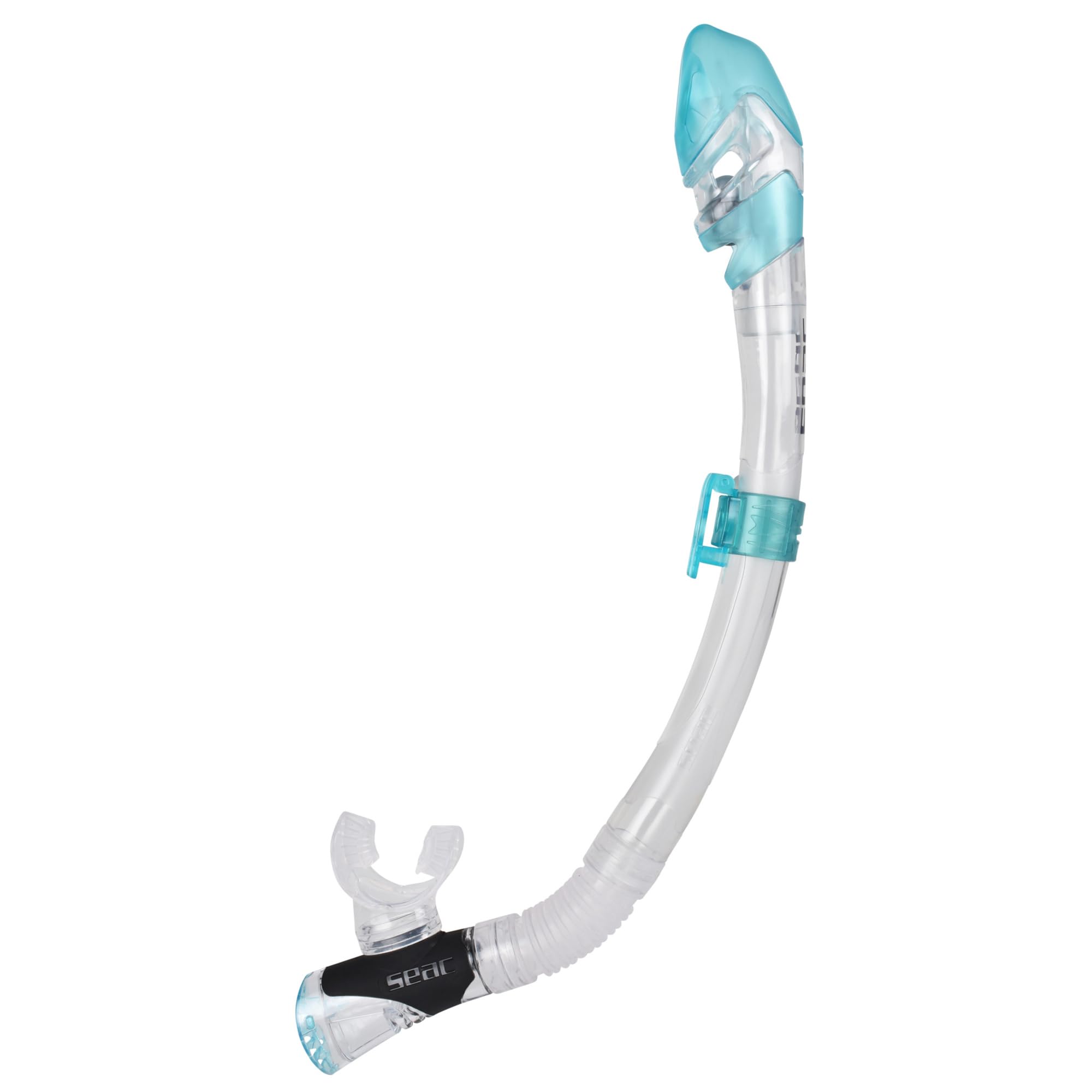 SEAC Set Sprint Dry, Ensemble de Snorkeling pour Adultes et Enfants avec Palmes à Sangles réglables, Masque de plongée et Tuba avec Dry Top