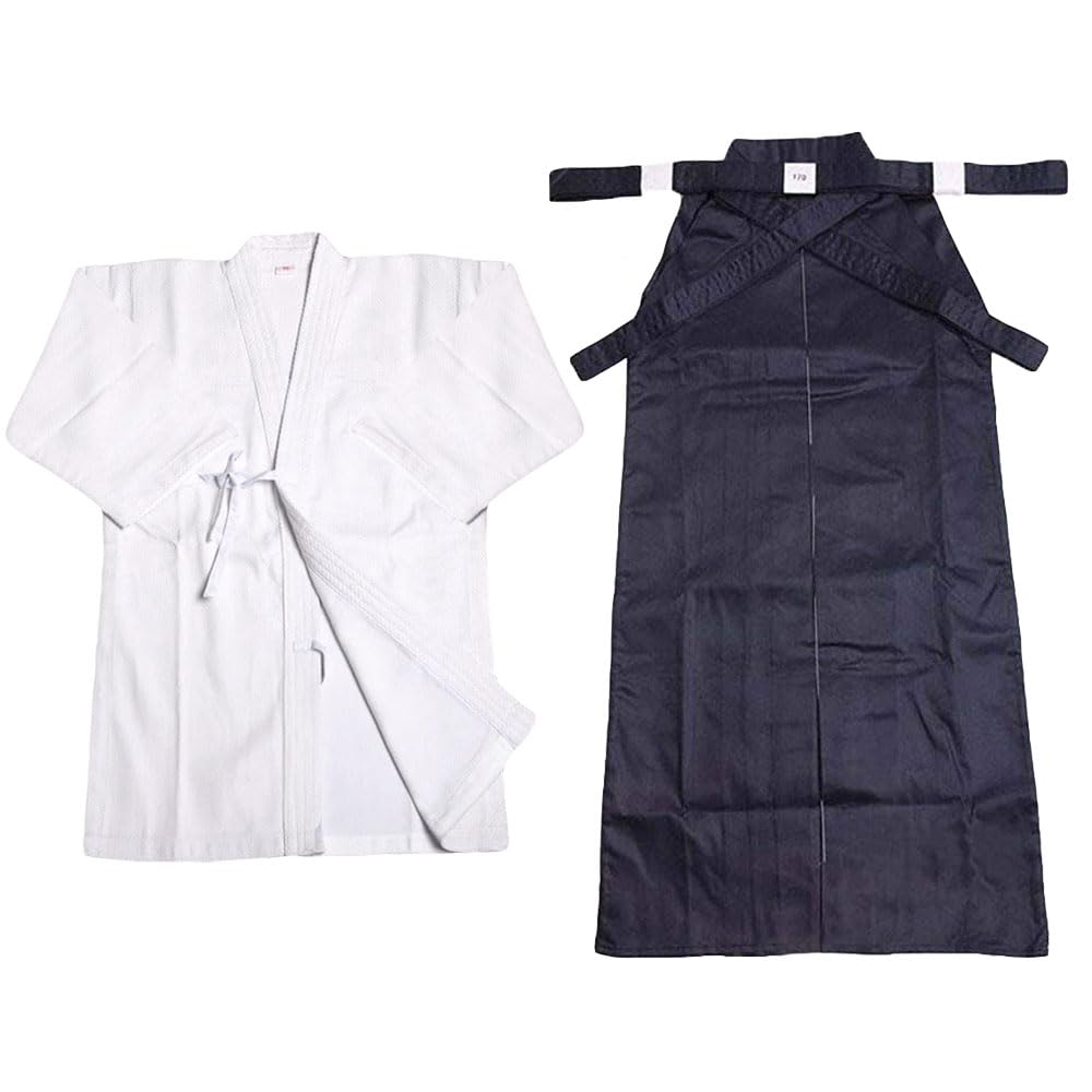 ZooBoo Mens Kendo Aikido Hapkido Martial Arts Keikogi and Hakama Suit