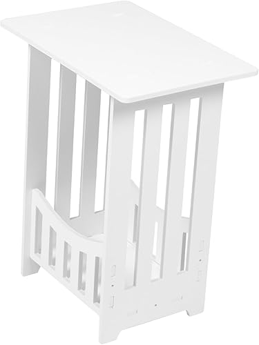 Mesita de noche hueca para sala de estar y dormitorio, mesita de noche versátil con estante abierto mesa auxiliar para decoración del hogar e ideal