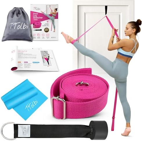 TTolbi Leg Stretcher: Stretching with Door Stretch Strap for Flexibility Band | Splits Trainer : Dance Stuff Equipment for Stretching in Ballet, Cheerleading, Gymnastics | Stunt Stand Split Stretcher
