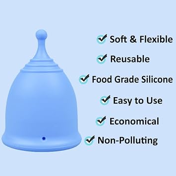 SHORDY Reusable Menstrual Cups for Changing Cycles Light to Heavy Flow Days