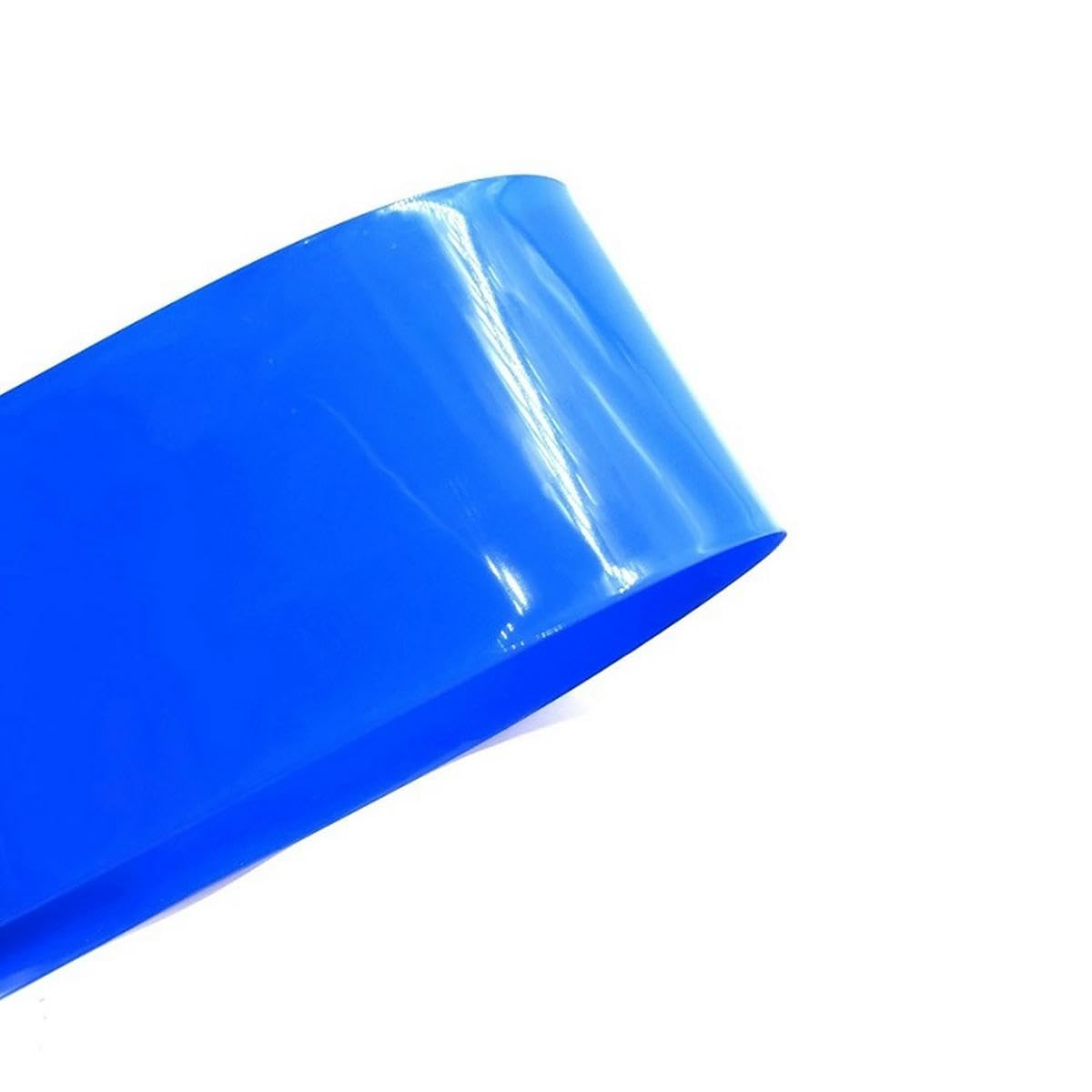 Othmro Tubo Termorestringente Per Batterie 18650 - PVC Isolante Blu, Larghezza 8,5 Cm X 2,5 M, Termoretraibile 80°C - 6