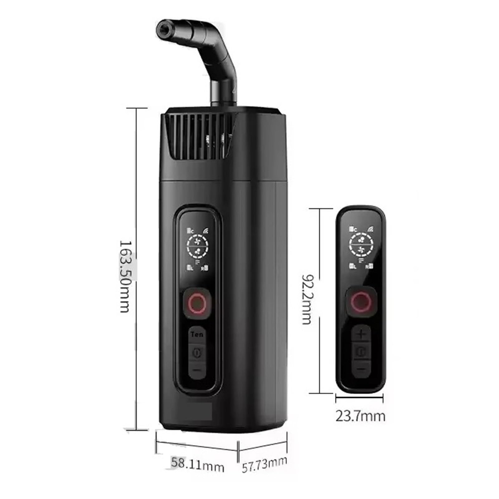 Máquina De Humo Portátil 40 W Con Control Inalámbrico, Niebla Hielo Seco For Fotografía, Producción Películas Y Eventos Al Aire Libre Ahorro EnergéTico Potente