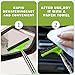 Side Mirror Squeegee Car Mirror Squeegee Retractable Car Rearview Mirror Wiper Portable Car Cleaning Tool for Rainy Foggy Weather Universal Automotive Accessories
