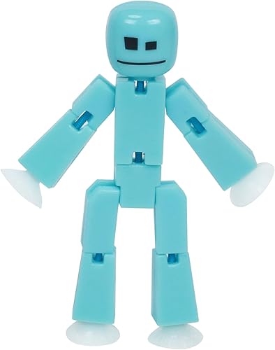Miniatura 1 de Zing StikBot - Paquete individual, incluye 1 StikBot, figuras de acción coleccionables y accesorios, animación Stop Motion, a partir de 4 años (azul